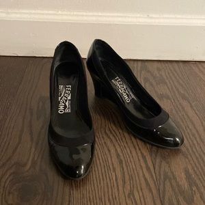 Ferragamo Black Heels